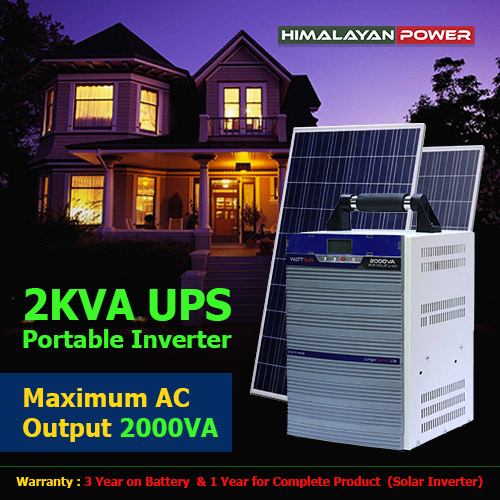 2KVA portable light weight solar .Wall Mount UPS  lithium Inverter UPS-2000W
