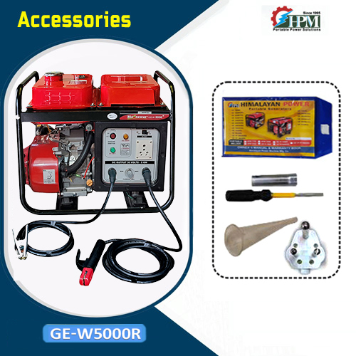  200 Amps Petrol Welding Generator, high Quality Arc Welding Machine with Recoil Start Model GE-W5000R