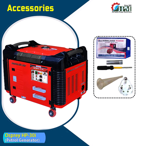 3.3 KVA Petrol Inverter Generator, with Recoil Start Model Osprey HP-30i,  